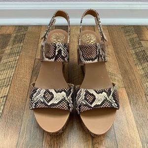 NEW Snake print wedges